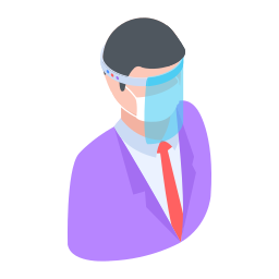 gezichtsbescherming icoon