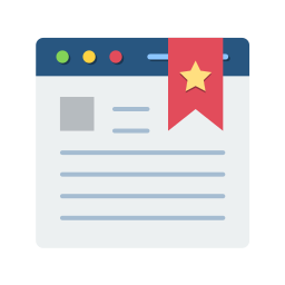 bookmarking-service icoon