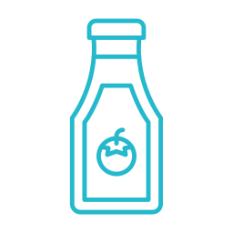 Ketchup bottle icon