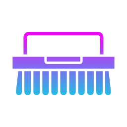 cepillo de limpieza icono