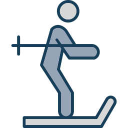Горнолыжный спорт иконка