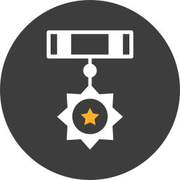 Rank badge icon