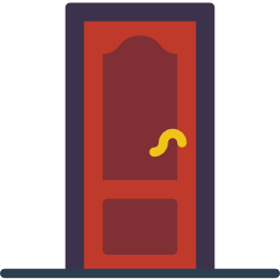 enkele deur icoon