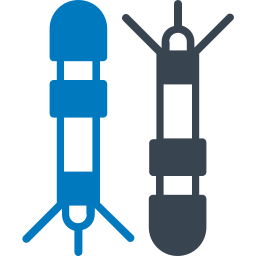 Missile rocket icon