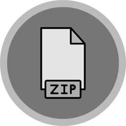 archivo zip icono