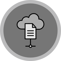 Cloud storage icon