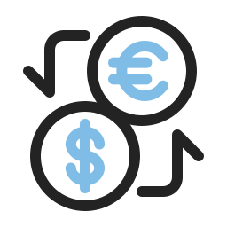 Money exchange icon