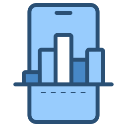 gráfico de barras icono