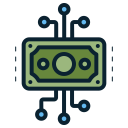 argent numérique Icône
