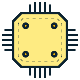 chip procesador icono
