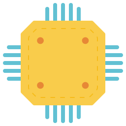 chip procesador icono