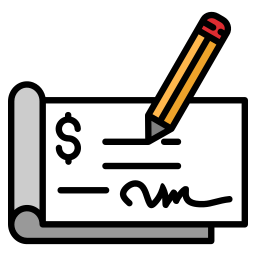 chequeboek icoon