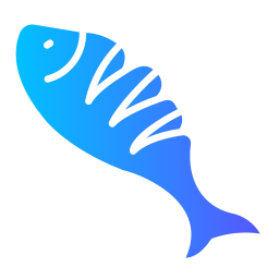 Жареная рыба иконка