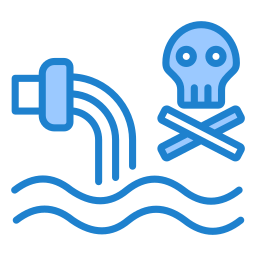 Water pollution icon