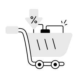 Shopping offer icon