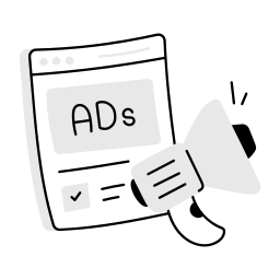 Web advertising icon