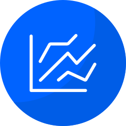 Graph analysis icon