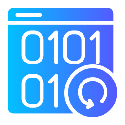 Binary code icon