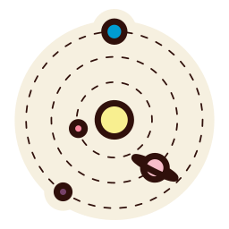 sistema solar icono