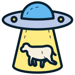 ufo-ontvoering icoon
