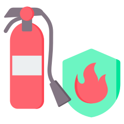 zapobieganie pożarom ikona