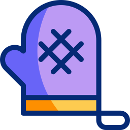 Kitchen glove icon