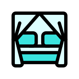 캐노피 침대 icon