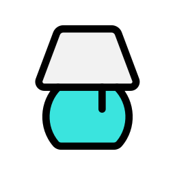 Table lamp icon