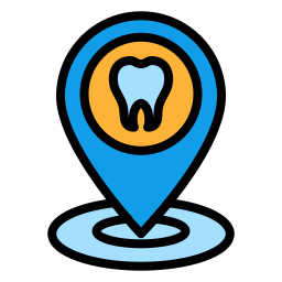 ubicación dental icono