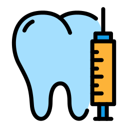 jeringa dental icono