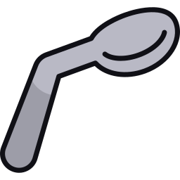 Bent spoon icon