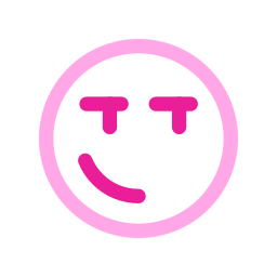 sonrisa afectada icono