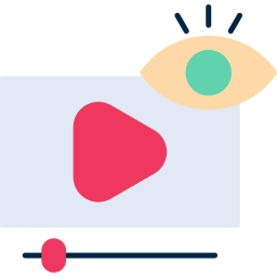 ビデオの再生回数 icon