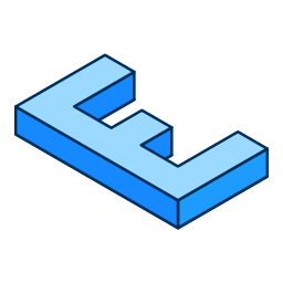 Letter e icon