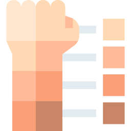 Skin tone icon