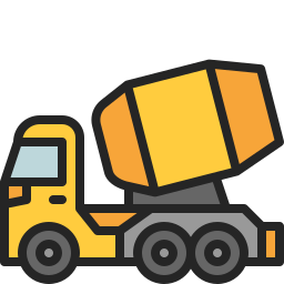 Cement truck icon