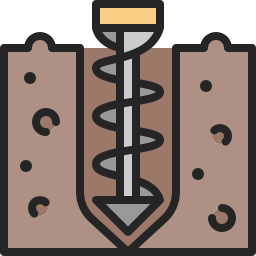 Drilling dig icon