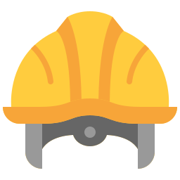 Safety helmet icon