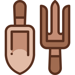 herramienta de jardinería icono