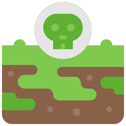 Soil pollution icon