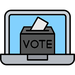 votación en línea icono