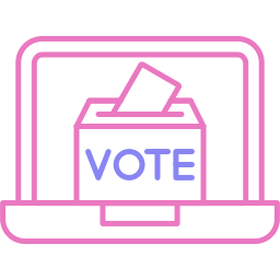 votación en línea icono