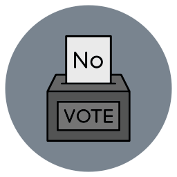 Vote no icon