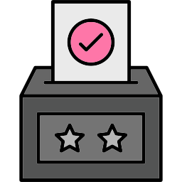 urna de votación icono