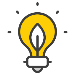 Eco bulb icon