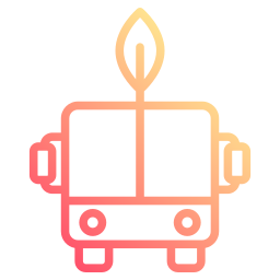 Electric bus icon