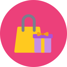 Shopping gift icon