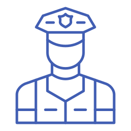 guardia de seguridad icono