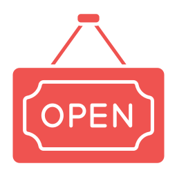 Open tag icon