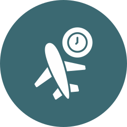 Flight time icon